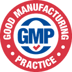 GMP good manufacturing practice seal used in the Gelagen artwork